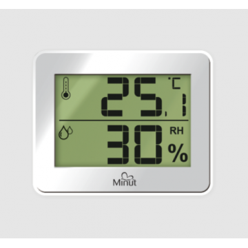 Pachet umidificator Minut Baby + termohigrometru 2 functii