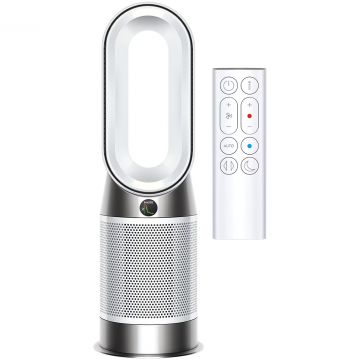 Purificator de aer si aeroterma Dyson Purifier Hot+Cool Gen1 HP10, 10 trepte de viteza, Filtru HEPA H13, Telecomanda magnetica, Alb